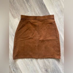 Vintage Suede Skirt